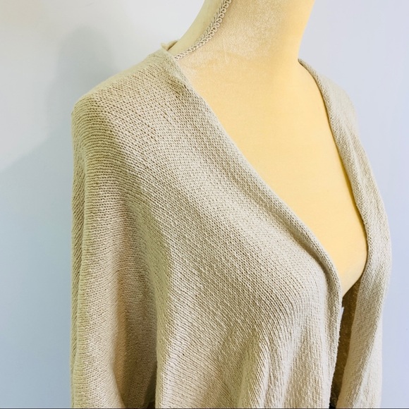 American Rag Fringe Duster Cardigan Sweater Aztec Boho Small - Picture 6 of 9